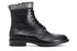 CafèNoir Donna Tronchetto allacciato in pelle con strass C1EB1020 Nero